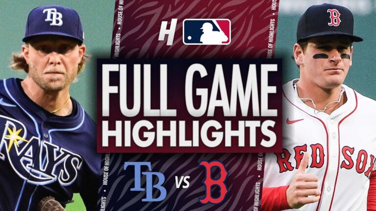 タンパベイレイズ対ボストンレッドソックス - フルゲームのハイライト| 2025年6月9日MLBシーズン