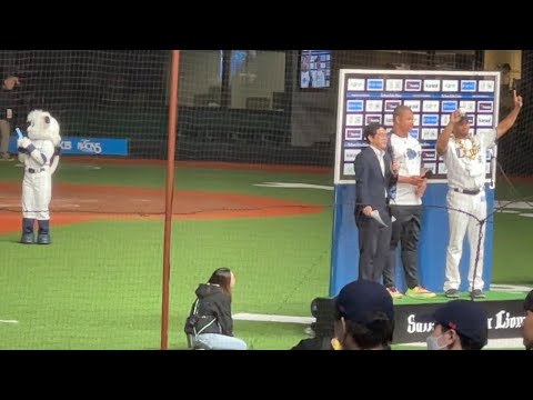 「日本で野球するのが夢だった」 エマニュエル・ラミレス お立ち台ヒーローインタビュー 来日初勝利＆14試合連続無失点！【西武4-2阪神】2025/6/10 セ・パ交流戦 第7戦