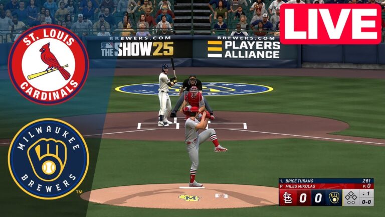 🔴live🔴milwaukeebrewers vsセントルイスカーディナルズ -  2025年6月13日| envivo | MLBショー25