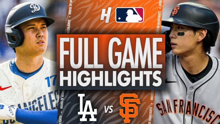 ロサンゼルスドジャースvsサンフランシスコジャイアンツ - フルゲームのハイライト| 2025年6月14日MLBシーズン