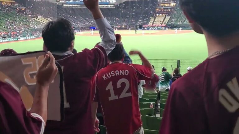 20240510　貴重なｶｽﾞｷの打席！【田中和基 専用コール】　8回表　東北楽天ｺﾞｰﾙﾃﾞﾝｲｰｸﾞﾙｽ@ﾍﾞﾙｰﾅﾄﾞｰﾑ･外野ﾗｲﾄ 西武ﾄﾞｰﾑ