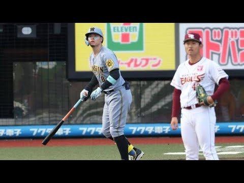 阪神　佐藤輝　本塁打確信もフェンス直撃打でまさかのシングルヒット　藤川監督ぶ然　サヨナラ負けにつながる