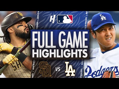 サンディエゴパドレスvsロサンゼルスドジャース - フルゲームのハイライト| 2025年6月16日MLBシーズン