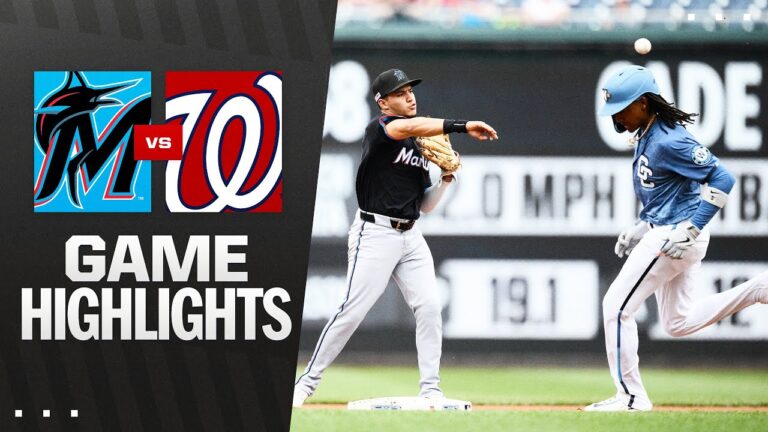 マーリンズ対ナショナルズゲームのハイライト（6/14/25）| MLBのハイライト