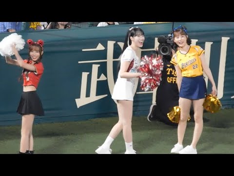 【台湾デー】台湾チアが無茶振りアクション王に参戦 思わず笑顔で盛り上げる