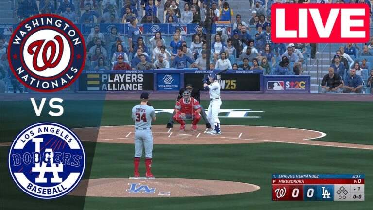 MLBLive🔴LosAngeles Dodgers vs Washington Nationals -2025年6月22日|フルゲームMLB 2025 en vivo