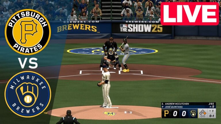 MLBLive🔴ピッツバーグパイレーツvsミルウォーキーブリューワーズ -  2025年6月23日|フルゲームMLB 2025 en vivo