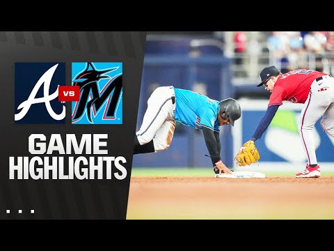 ブレーブス対マーリンズゲームのハイライト（6/22/25）| MLBのハイライト