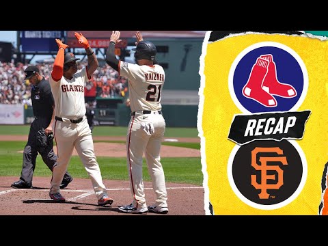 レッドソックスvs.ジャイアンツゲームのハイライト（6/21/25）| MLBのハイライト