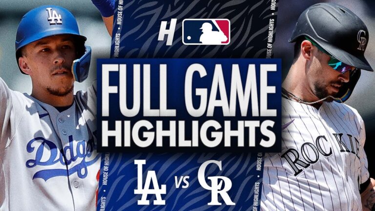 ロサンゼルスドジャースvsコロラドロッキーズ - フルゲームのハイライト| 2025年6月26日MLBシーズン