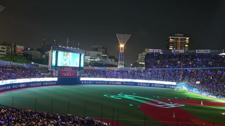 DeNAの守護神！入江大生投手の登場シーン（西武ライオンズとの交流戦、横浜スタジアム）