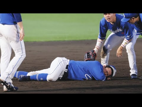 高橋周平アクシデント！楽天戦で太田と交錯、途中交代の衝撃