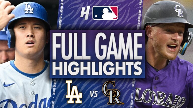 ロサンゼルスドジャースvsコロラドロッキーズ - フルゲームのハイライト| 2025年6月24日MLBシーズン