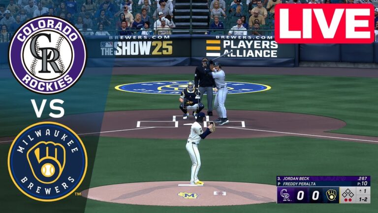 MLBLive🔴コロラドロッキーvsミルウォーキーブリューワーズ -  2025年6月29日|フルゲームMLB 2025 en vivo