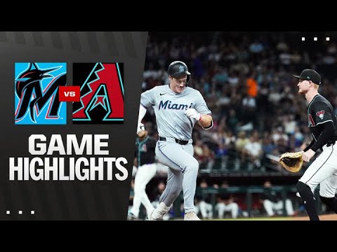 Marlins vs. D-Backsゲームのハイライト（6/29/25）| MLBのハイライト