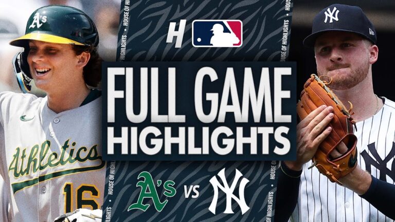 陸上競技対ニューヨークヤンキース - フルゲームのハイライト| 2025年6月28日MLBシーズン