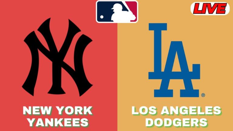 🔴Live：ニューヨークヤンキースvsロサンゼルスドジャース| MLB 2025 | MLBライブ野球スコア