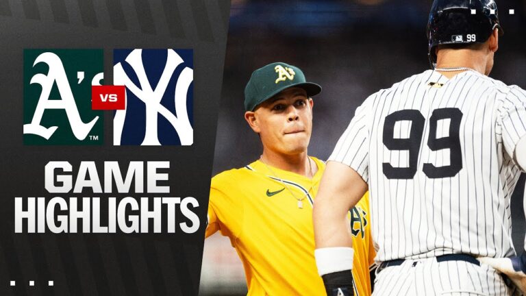 A's vs. Yankees Game Highlights (6/27/25) | MLB Highlights