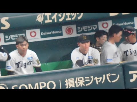 【即反省会】なんとか無失点に教えた桐敷拓馬 ベンチですぐさま捕手梅野とフィードバック
