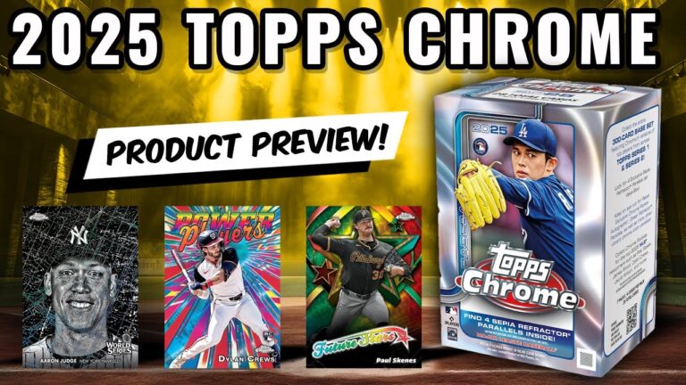productpreview🚨2025Topps Chrome Baseball -New Gold Logoman Chase！