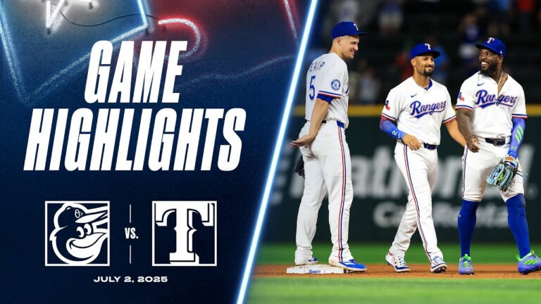 Orioles vs. Rangersゲームのハイライト（7/2/25）| MLBのハイライト