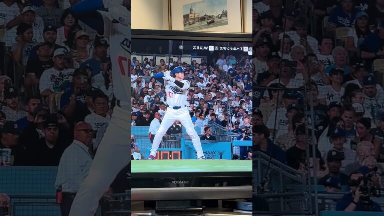 大谷翔平の右打ち　坂本勇人に似てる説(左右反転動画)