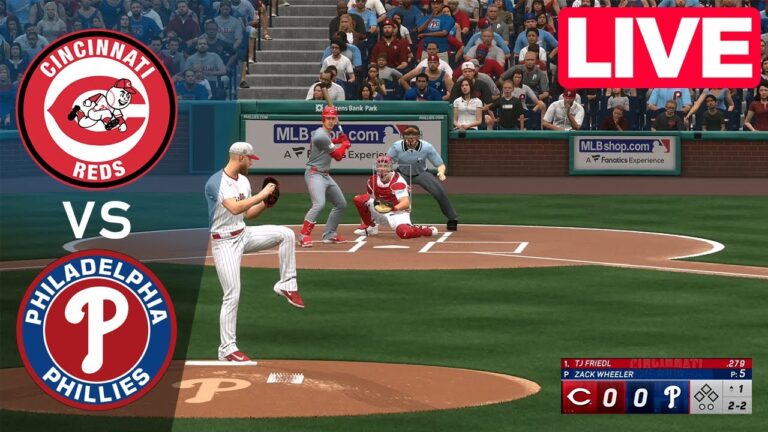 MLBLive🔴フィラデルフィアフィリーズvsシンシナティレッズ -  2025年7月4日|フルゲームMLB 2025 en vivo