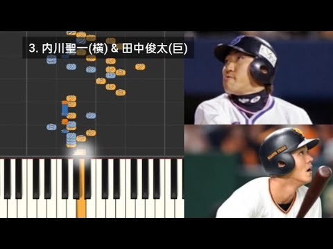 【プロ野球応援歌検証】 内川聖一(横浜) & 田中俊太(巨人) ハモリ合成