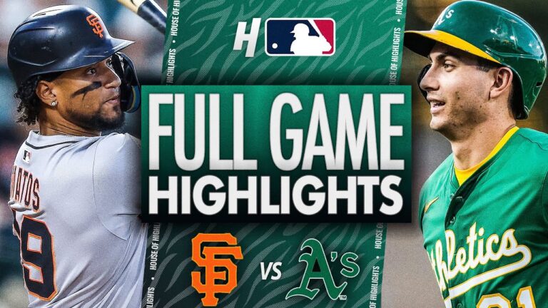 サンフランシスコ・ジャイアンツ対アスレチックス - フルゲームハイライト | 2025年7月6日 MLBシーズン