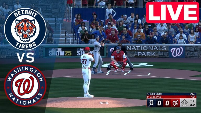 MLBLive🔴デトロイトタイガース対ワシントンナショナルズ -  2025年7月3日|フルゲームMLB 2025 en vivo