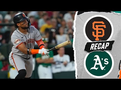 ジャイアンツ対Aのゲームのハイライト（7/6/25）| MLBのハイライト