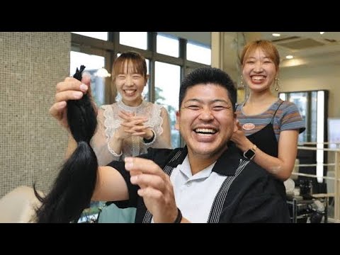 中日ドラゴンズ・福敬登投手、3年伸ばした長髪を「ヘアドネーション」でカット　～子どもたちへの思いを込めた感動の社会貢献～
