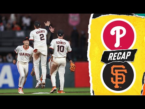 フィリーズ対ジャイアンツゲームのハイライト（7/7/25）| MLBのハイライト