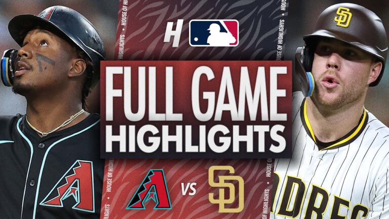 アリゾナダイヤモンドバックスvsサンディエゴパドレス - フルゲームのハイライト| 2025年7月9日MLBシーズン