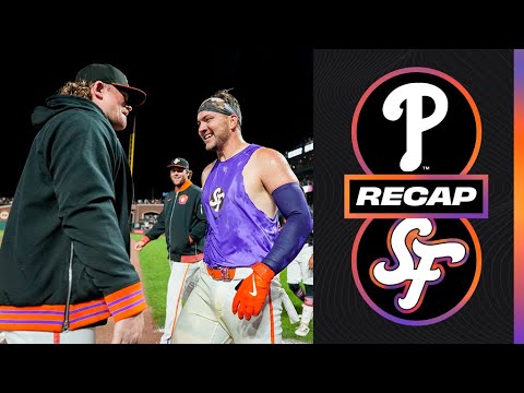 フィリーズ対ジャイアンツゲームのハイライト（7/8/25）| MLBのハイライト