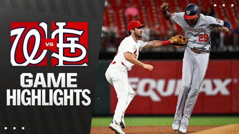 ナショナルズ対カーディナルズゲームのハイライト（7/8/25）| MLBのハイライト