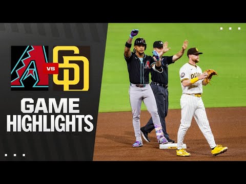 D-Backs vs. Padresゲームのハイライト（7/9/25）| MLBのハイライト