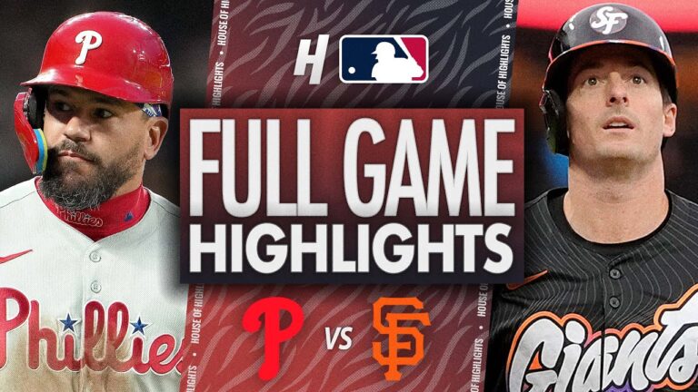 フィラデルフィアフィリーズvsサンフランシスコジャイアンツ - フルゲームのハイライト| 2025年7月8日MLBシーズン