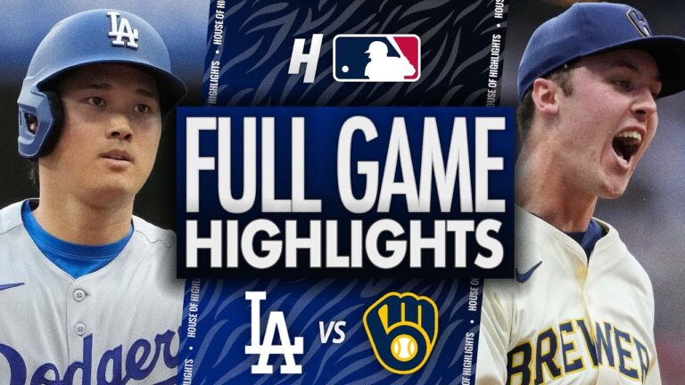 ロサンゼルスドジャースvsミルウォーキーブリューワーズ - フルゲームのハイライト| 2025年7月8日MLBシーズン