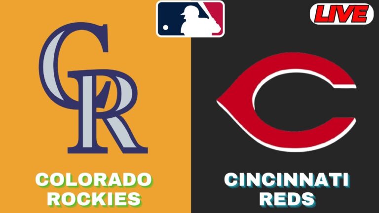 🔴Live：コロラドロッキーズvsシンシナティレッズ| MLB 2025 | MLBライブ野球スコア