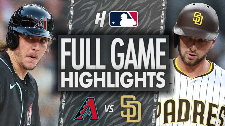 アリゾナダイヤモンドバックスvsサンディエゴパドレス - フルゲームのハイライト| 2025年7月10日MLBシーズン