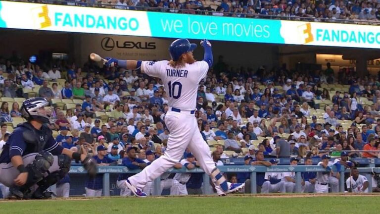 SD@LAD: ターナーのホームランでドジャースが早々にリード