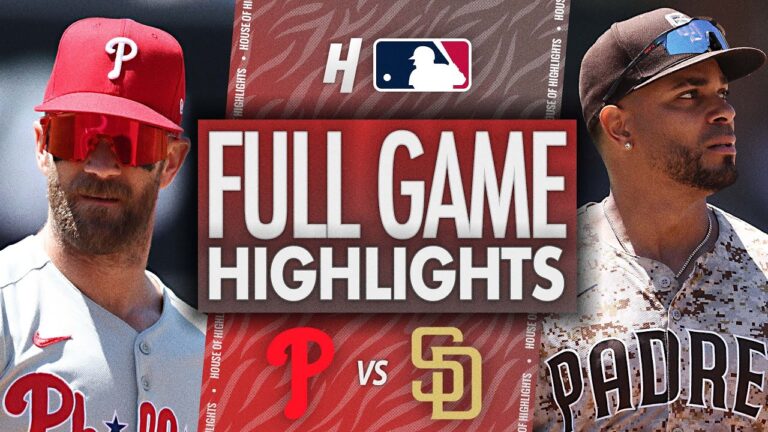 フィラデルフィアフィリーズvsサンディエゴパドレス - フルゲームのハイライト| 2025年7月13日MLBシーズン