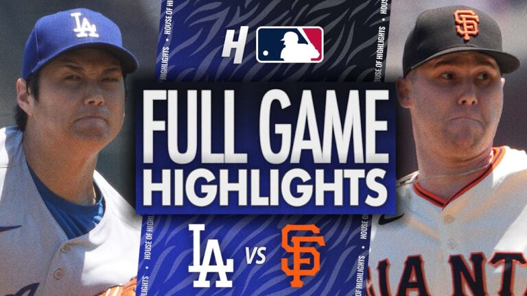 ロサンゼルスドジャースvsサンフランシスコジャイアンツ - フルゲームのハイライト| 2025年7月12日MLBシーズン