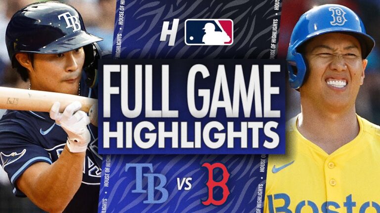 タンパベイレイズ対ボストンレッドソックス - フルゲームのハイライト| 2025年7月12日MLBシーズン