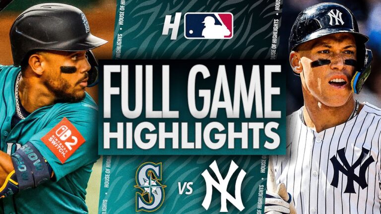 シアトルマリナーズ対ニューヨークヤンキース - フルゲームのハイライト| 2025年7月9日MLBシーズン