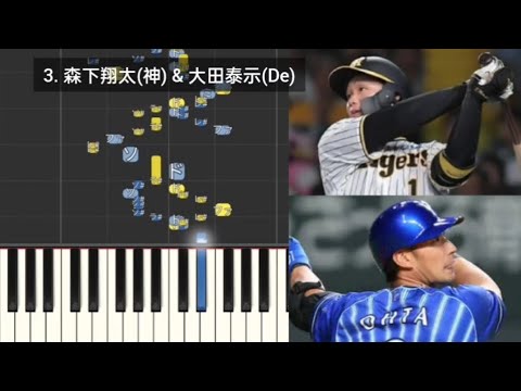 【プロ野球応援歌検証】 森下翔太(阪神) & 大田泰示(DeNA) ハモリ合成