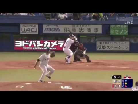 雄平 11号 3ランホームラン 2018年10月1日 ヤクルトvs巨人