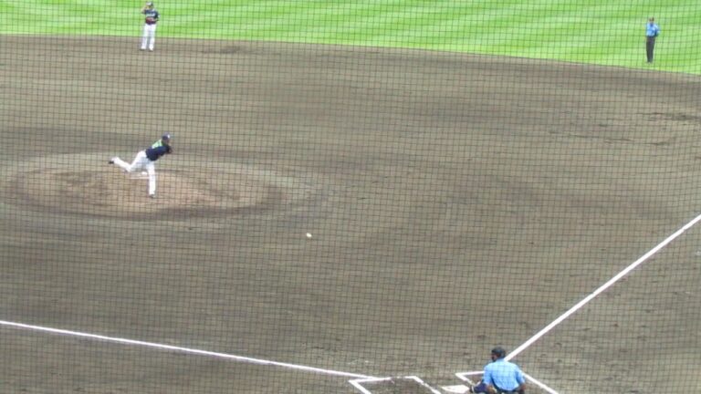 ヤクルト阪口皓亮の投球練習2024年5月29日 読売ジャイアンツ対ヤクルトスワローズ