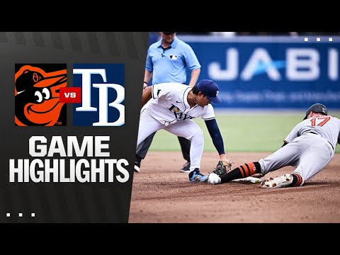 Orioles vs. Raysゲームのハイライト（7/20/25）| MLBハイライト|ボルチモアオリオールズ
